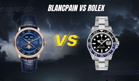 blanc pain oder rolex|Blancpain vs. Rolex: Which is the Bette.